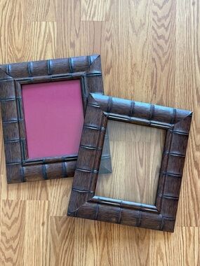 Classic Dark Wood Picture Frame - Brown